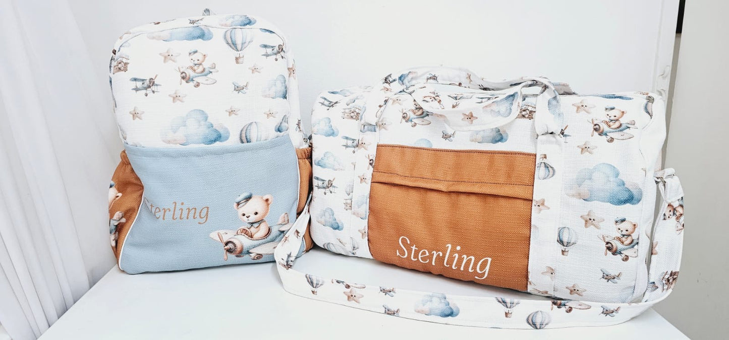 Vanilla Skies Aviation (Aeroplane Bear) Hospital Bag