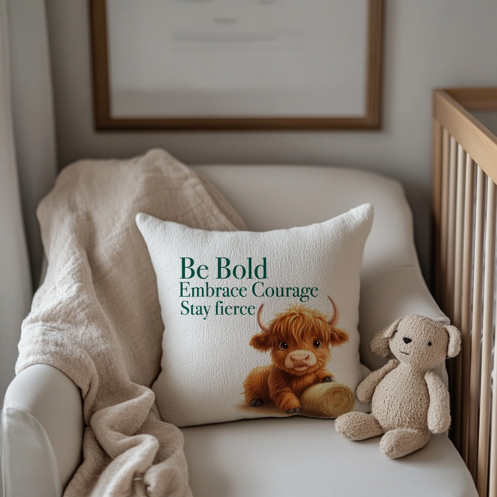 Brave and Bold Highlands Cow Pillows image 1