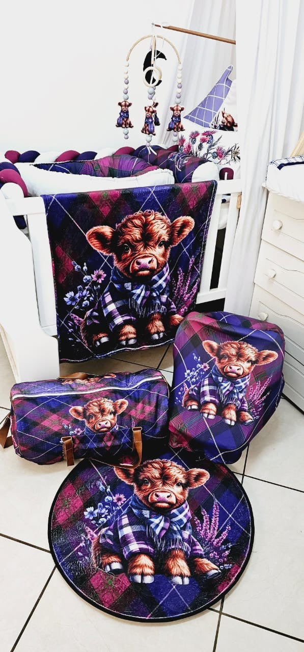 Tartan Thistle Highlands Cow Hospital Bag