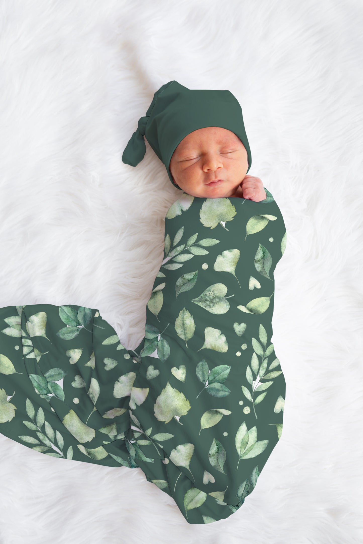 Leafy Love Swaddle image 1