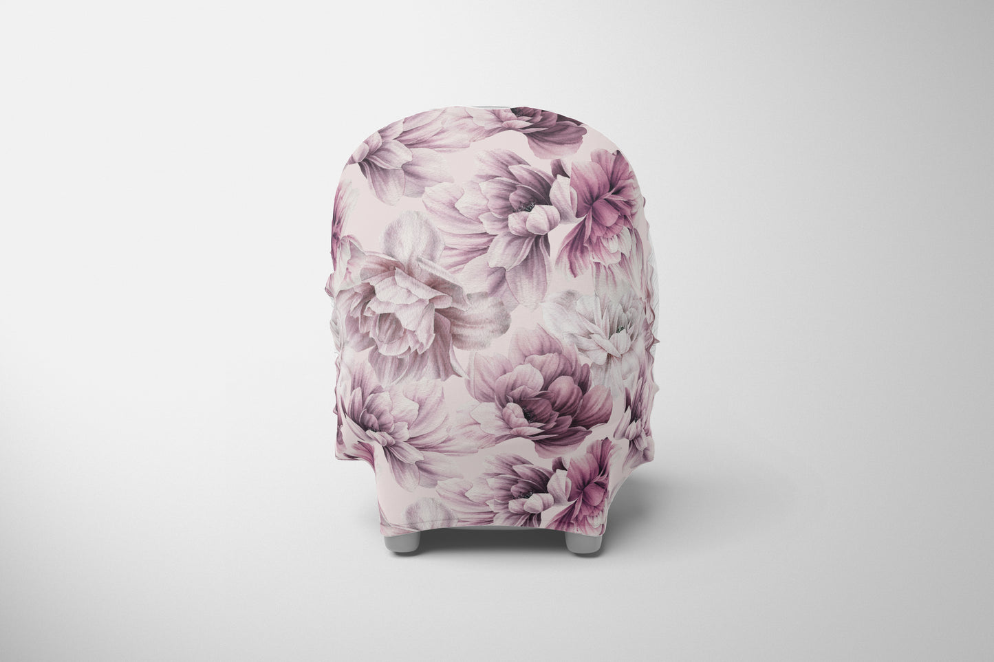 Mauve Peony Car Chair Cover image 0