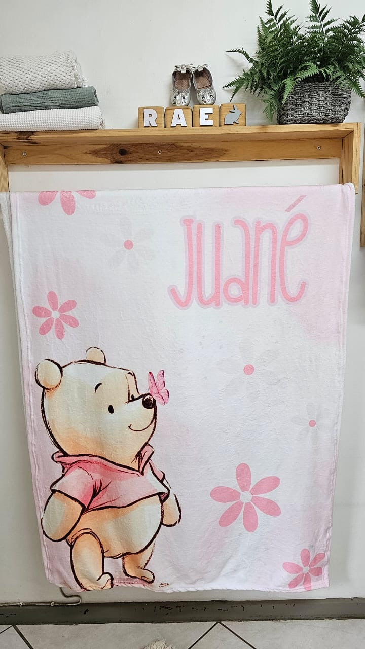 Baby Girl Winnie Fleece Blanket