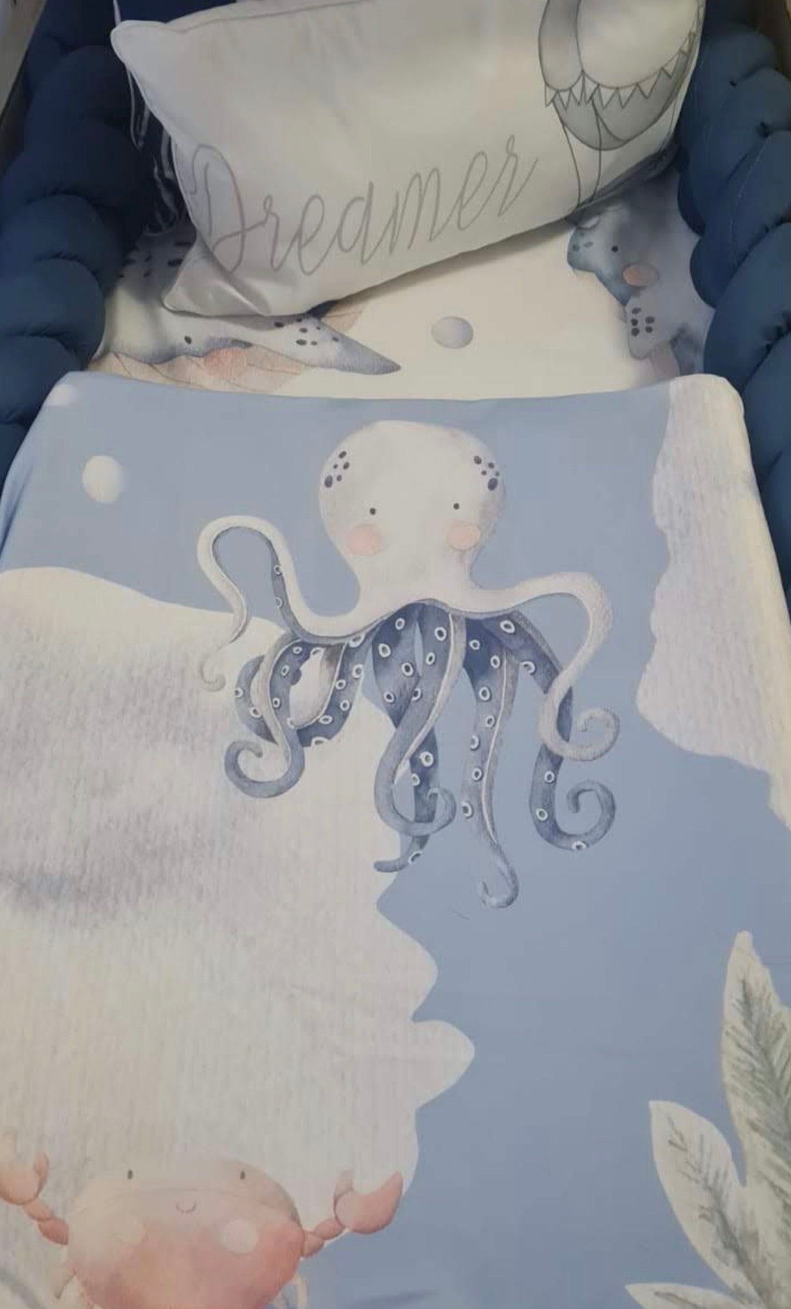 Sea Breeze Changing Mat Cover
