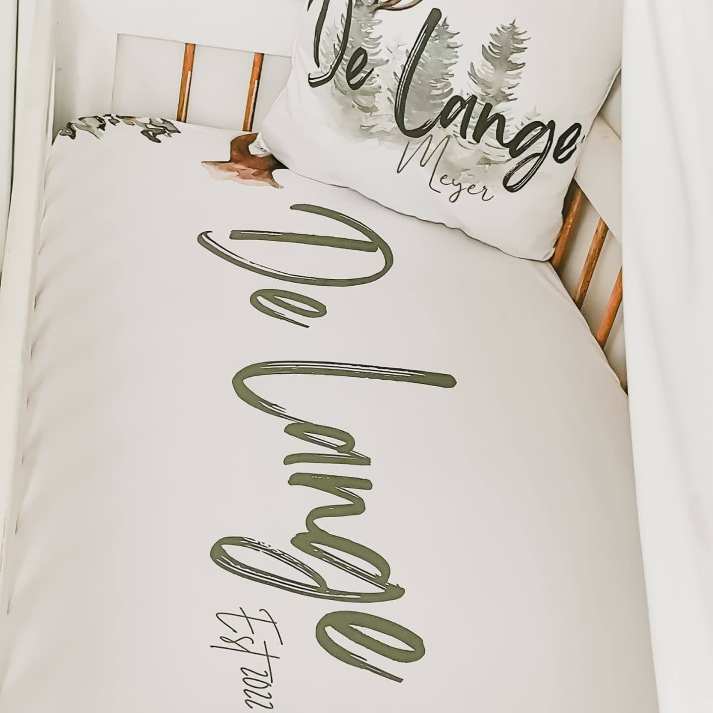 Cot fitted sheet custom 