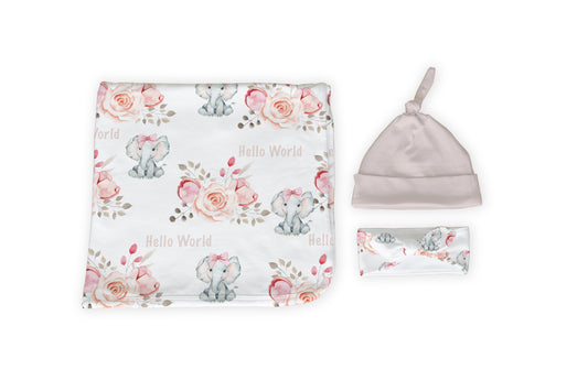 Just Peachy Ellie  Swaddle Set image 0
