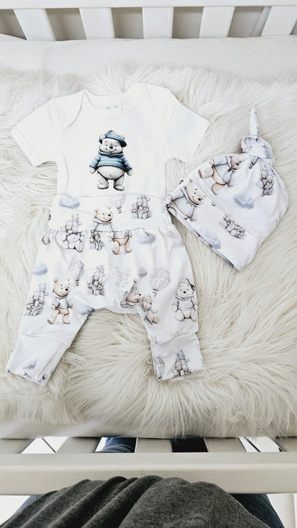 Baby Blue Sketch Winnie Hospital Kits