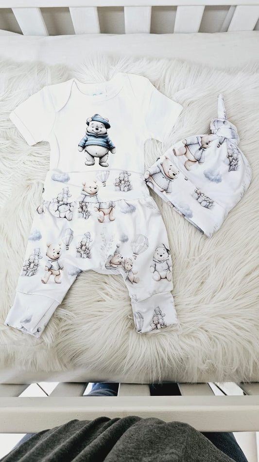 Baby Blue Sketch Winnie Hospital Kits