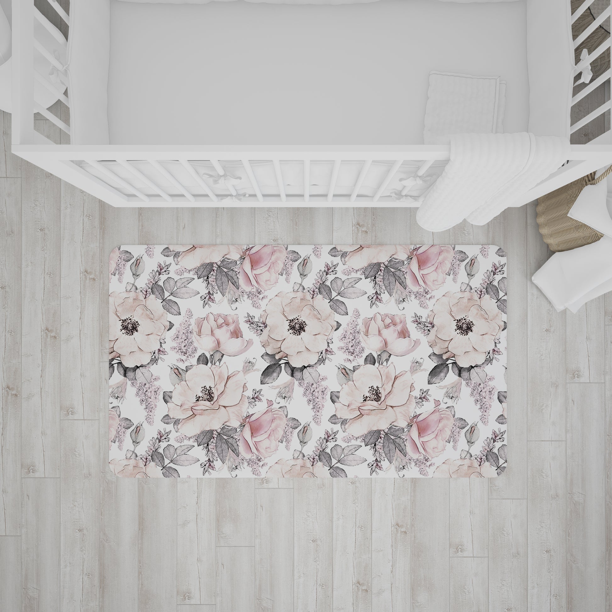 Blissful Blossom Nursery Carpet image 0