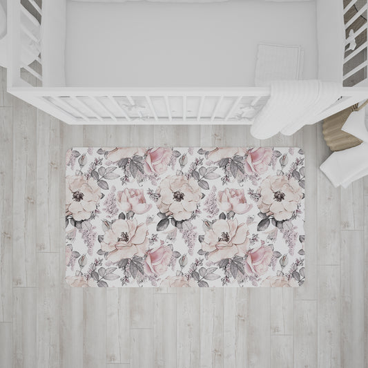Blissful Blossom Nursery Carpet image 0