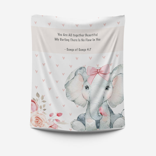 Just Peachy Ellie Fleece Blanket image 0