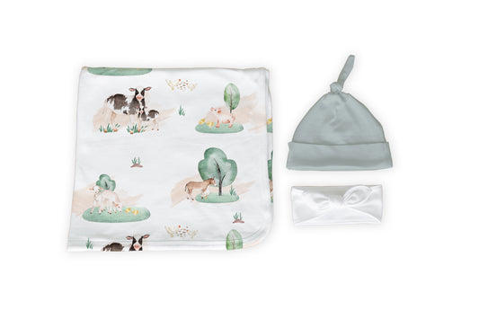 Farmer Fox Swaddle Set image 0