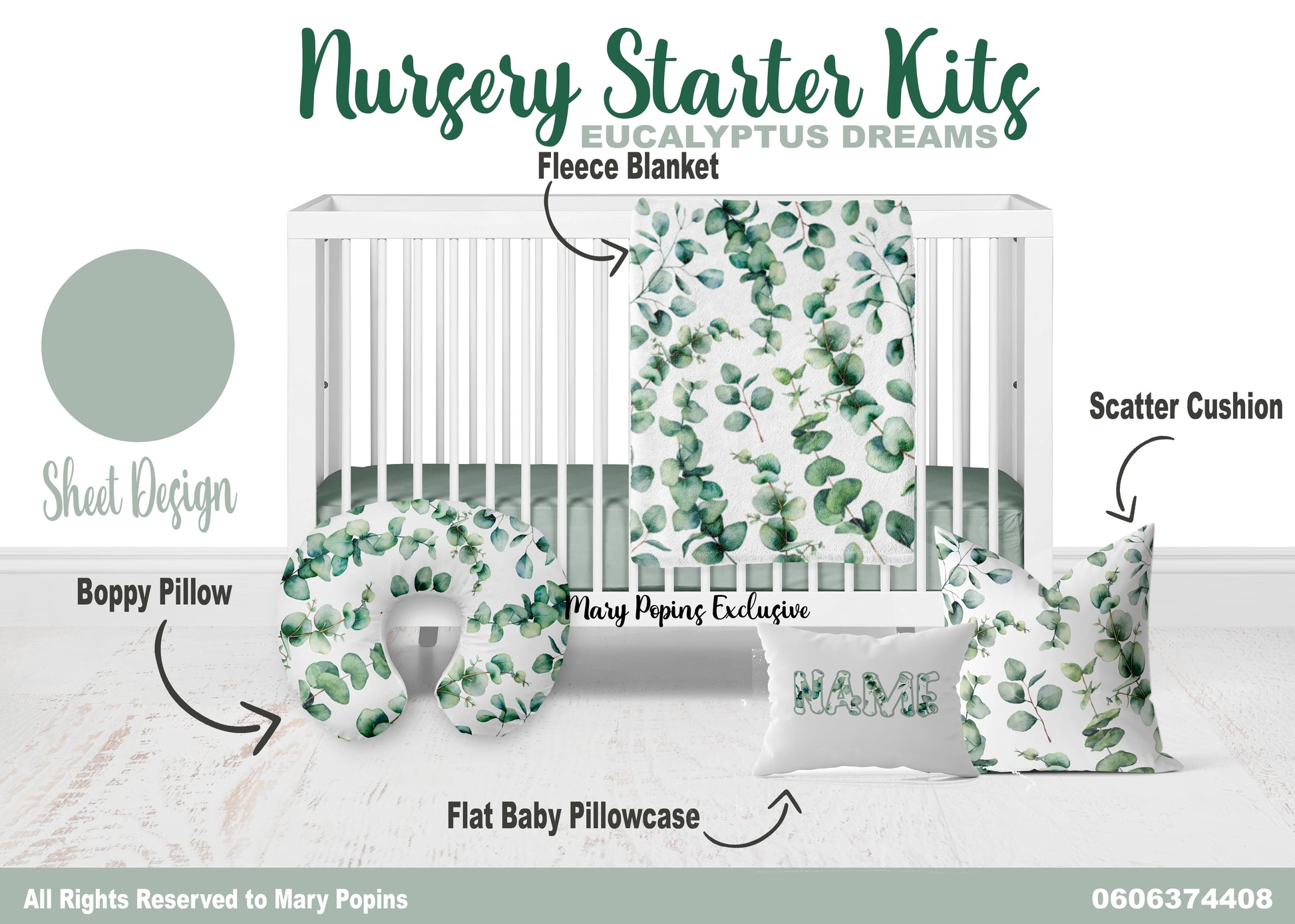 Eucalyptus Dreams Nursery Starter Kit image 0