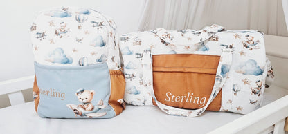 Vanilla Skies Aviation (Aeroplane Bear) Hospital Bag