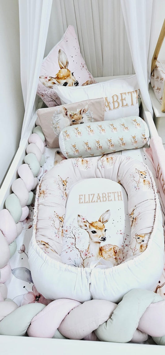 Cherry Blossom Deer Baby Nest