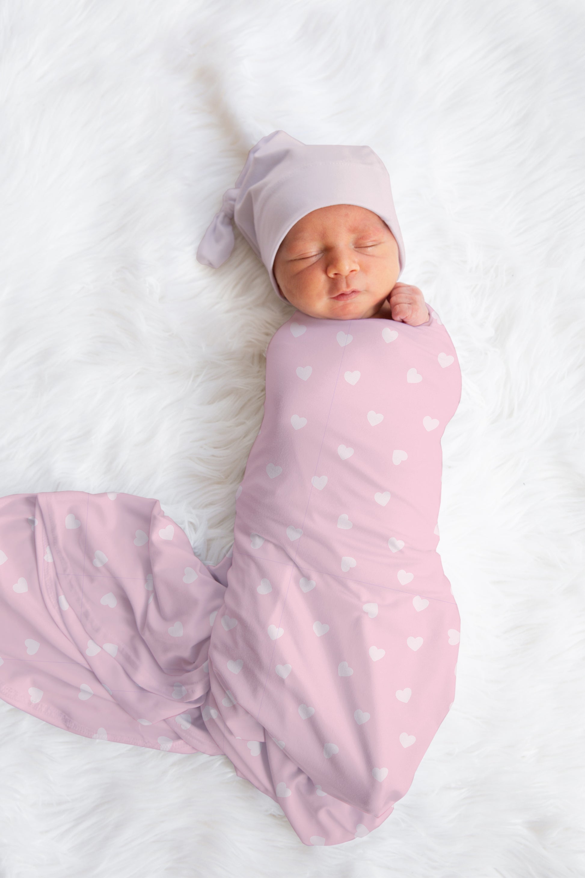 Bunny Love Floral Swaddle image 1