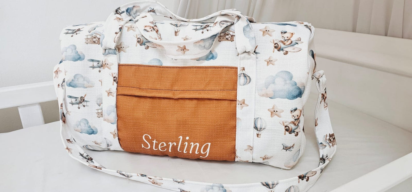 Vanilla Skies Aviation (Aeroplane Bear) Hospital Bag