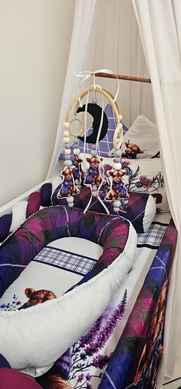 Tartan Thistle Highlands Cow Combo