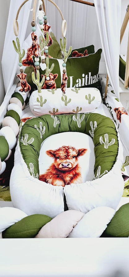 Olive Cactus Highlands Cow