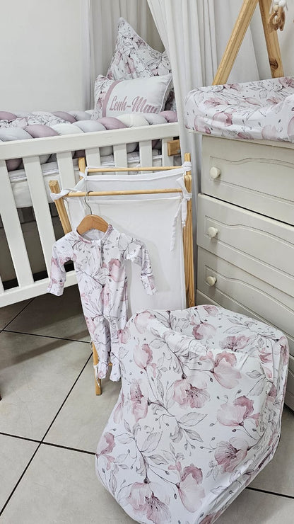 Pink and Grey whimsical floral Combo Deal