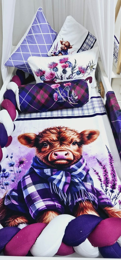 Tartan Thistle Highlands Cow Combo