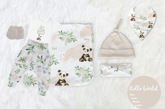 Panda Eucalyptus Rose Hospital Kits image 0