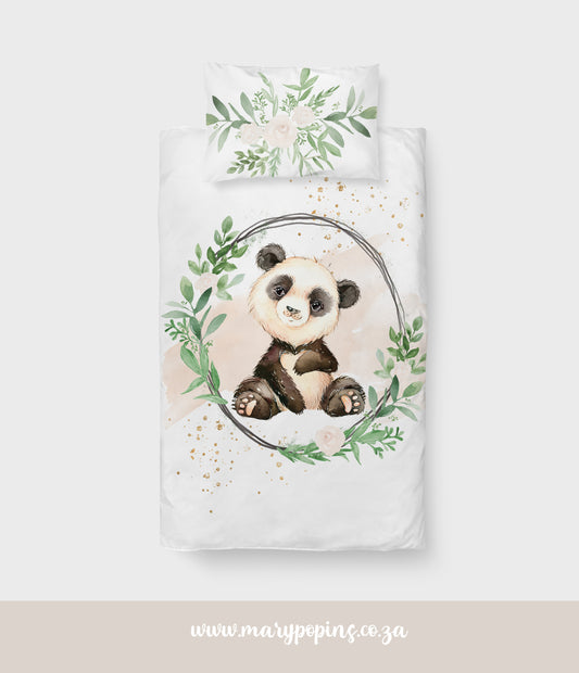 Panda Eucalyptus Rose Big Bedding image 0