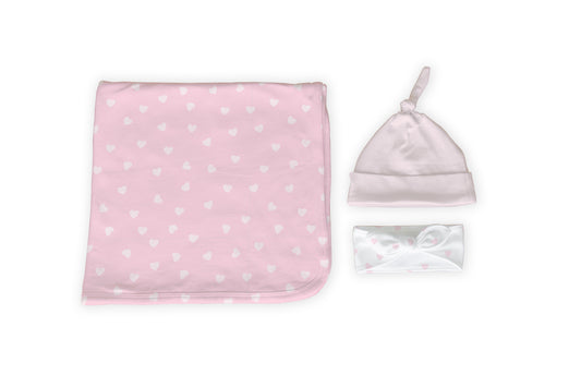 Bunny Love Floral Swaddle image 0
