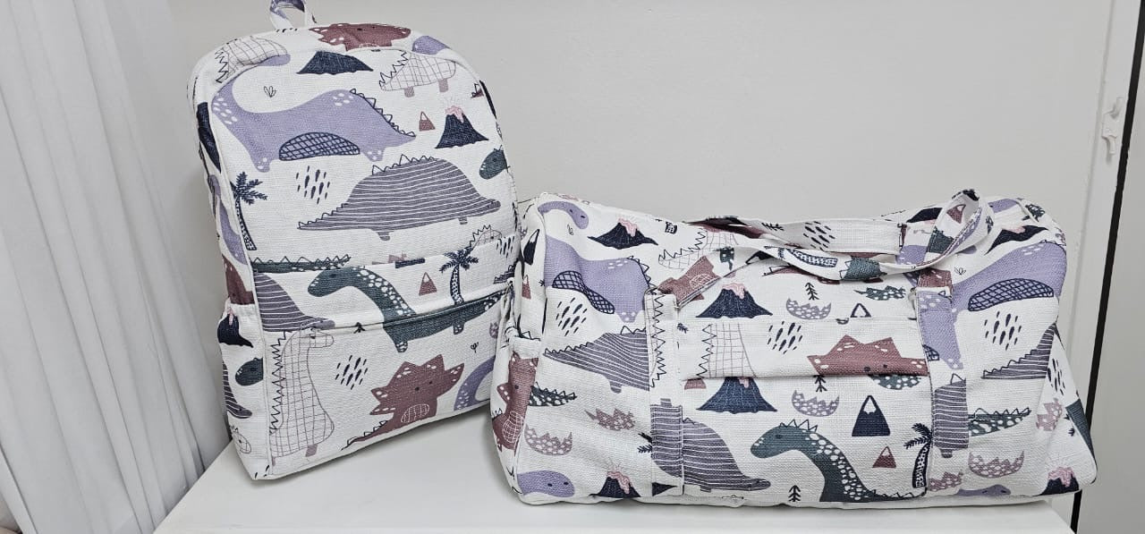 Neutral Dino Hospital Bag(Backpack)