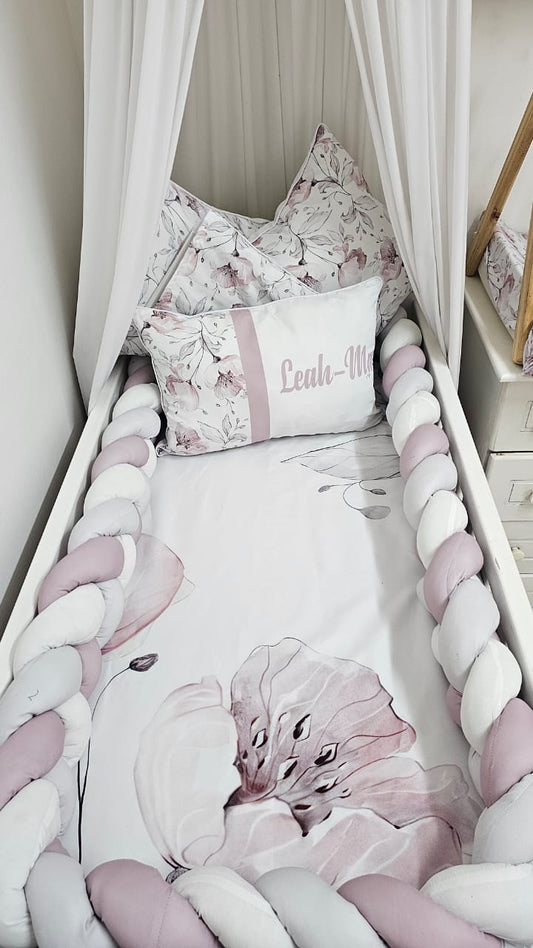 Pink and Grey whimsical floral Combo Deal