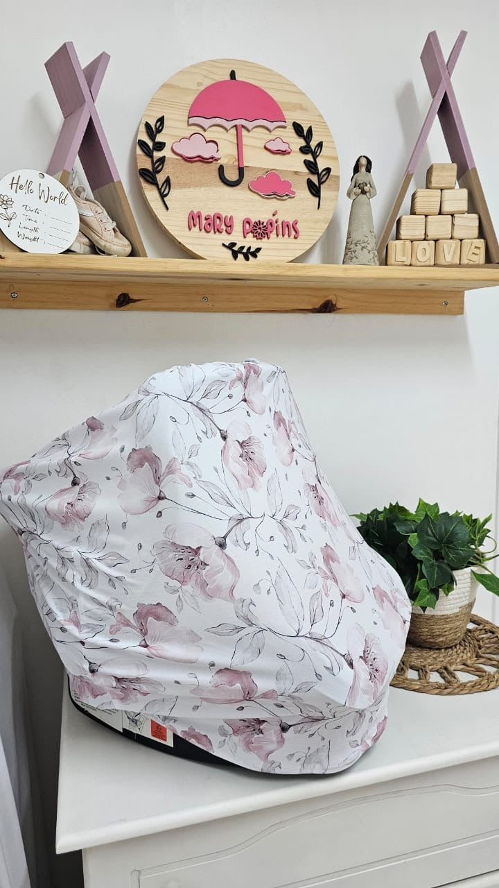 Pink and Grey whimsical floral Combo Deal