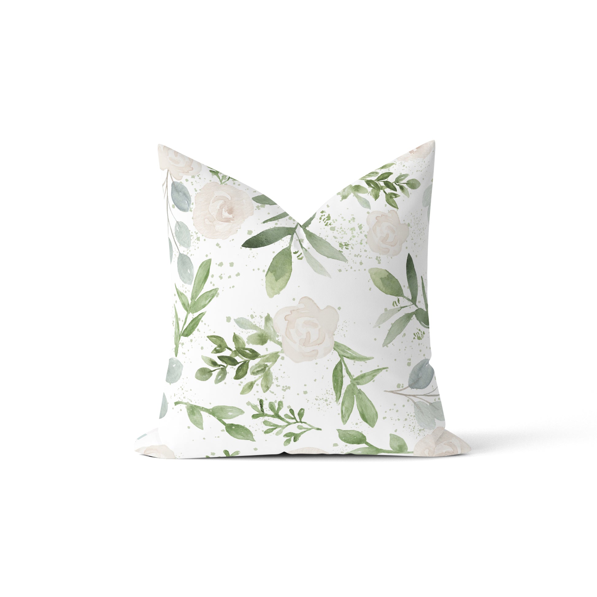Panda Eucalyptus Rose Pillow3 image 0