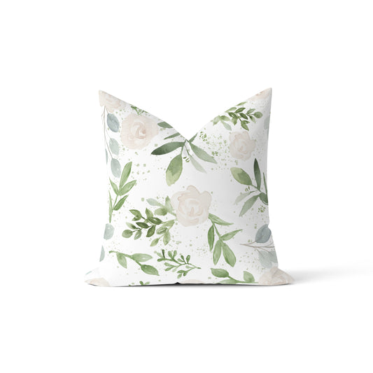 Panda Eucalyptus Rose Pillow3 image 0