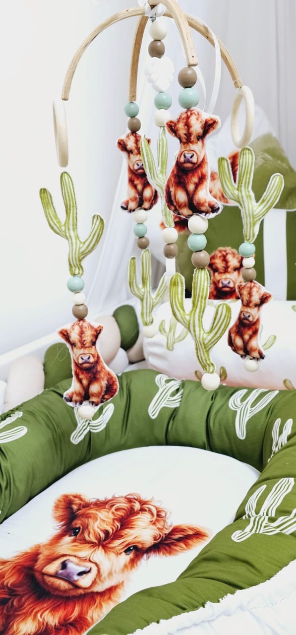 Olive Cactus Highlands Cow