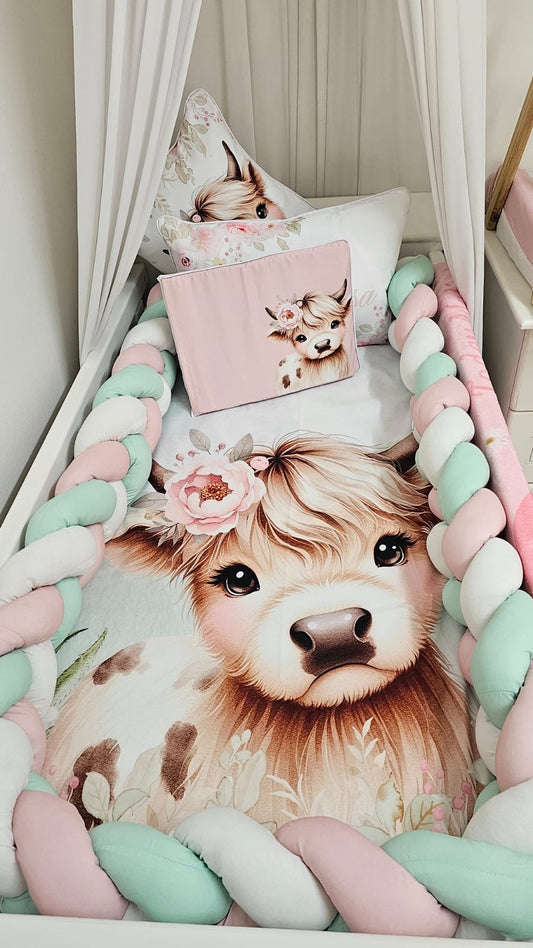 Pink Peony Highland Cow Combo Deal