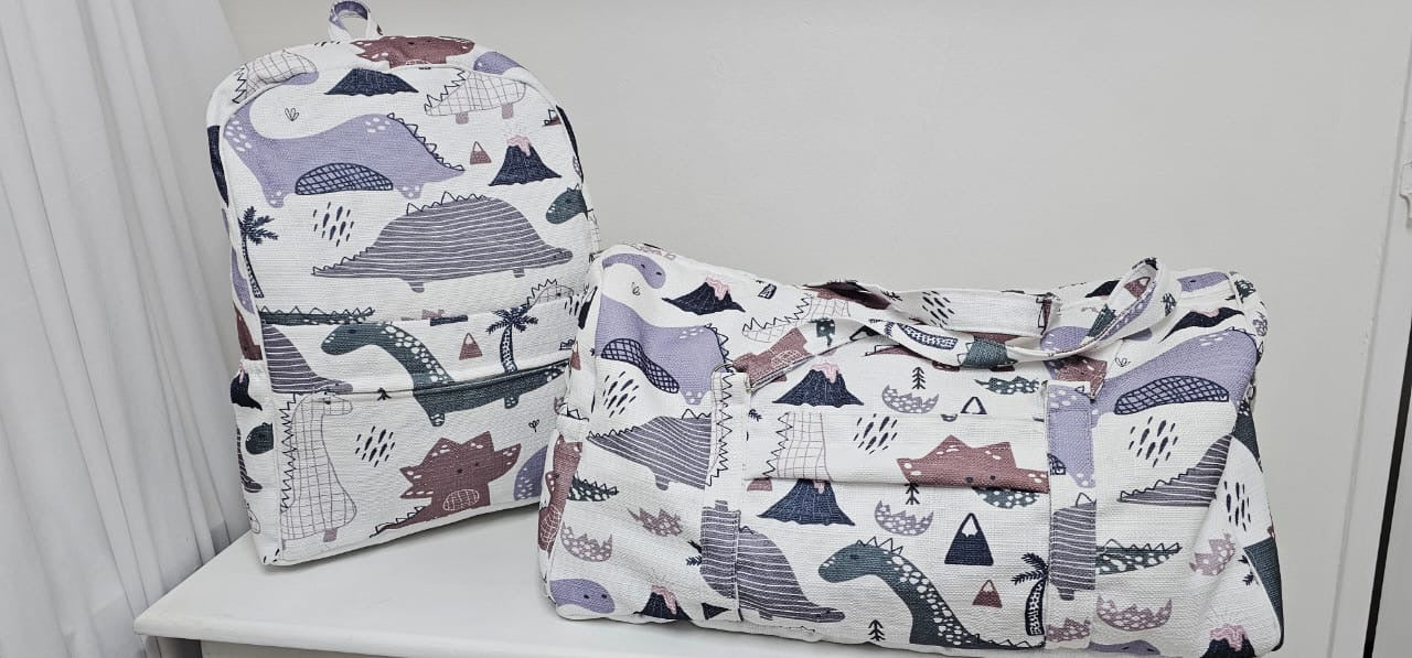 Neutral Dino Hospital Bag