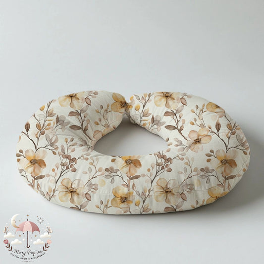 Serene Vanilla Blossom Collection Boppy Pillow image 0