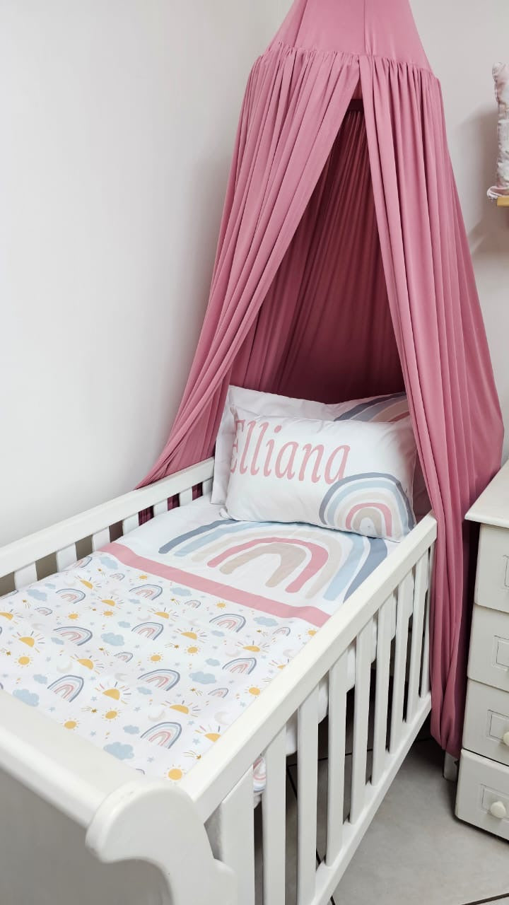 Blush Rose Cot Canopy