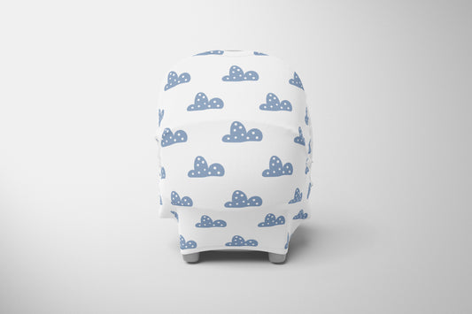 Cloud Rainblue Car Chair Cover image 0