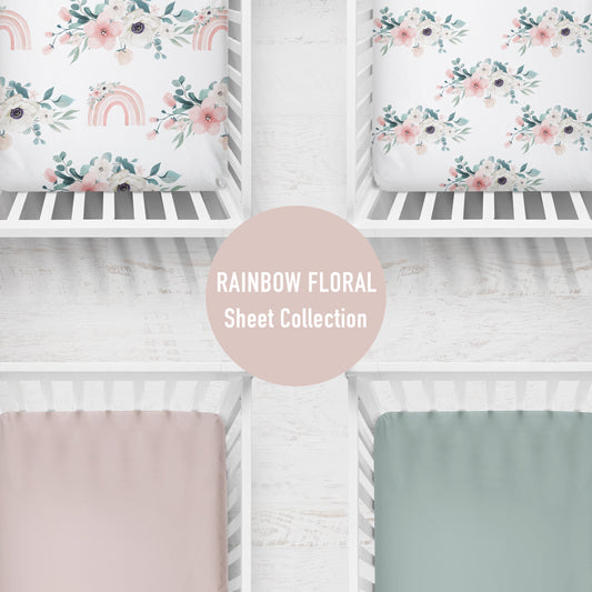 Rainbow Floral Sheet Collection image 0