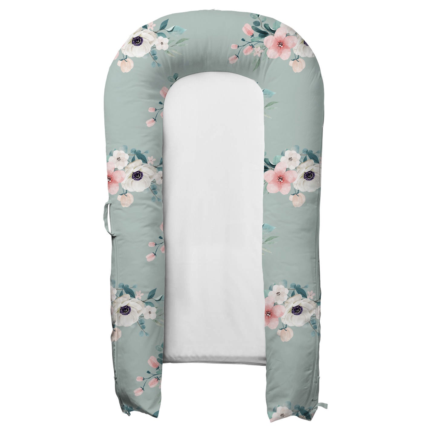 Rainbow Floral Baby Nest image 0