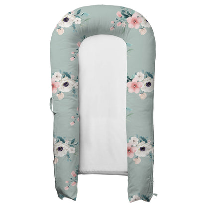 Rainbow Floral Baby Nest image 0