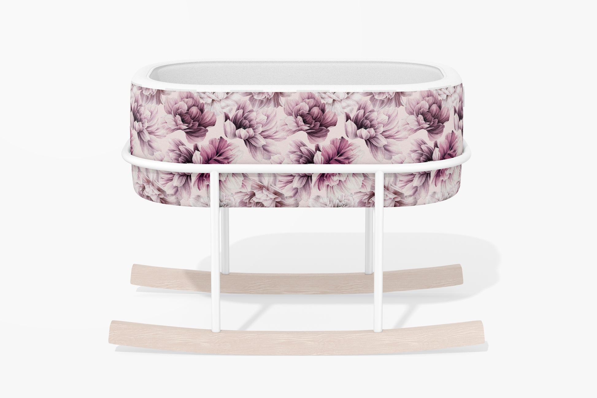 Mauve Peony Carry Cot image 0