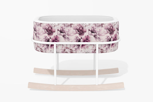 Mauve Peony Carry Cot image 0