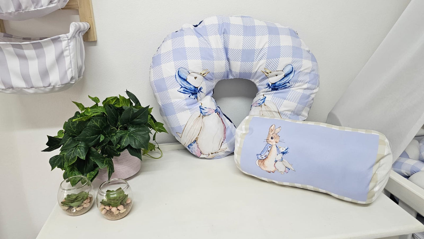 Blue Peter Rabbit and Friends Feeding Pillow