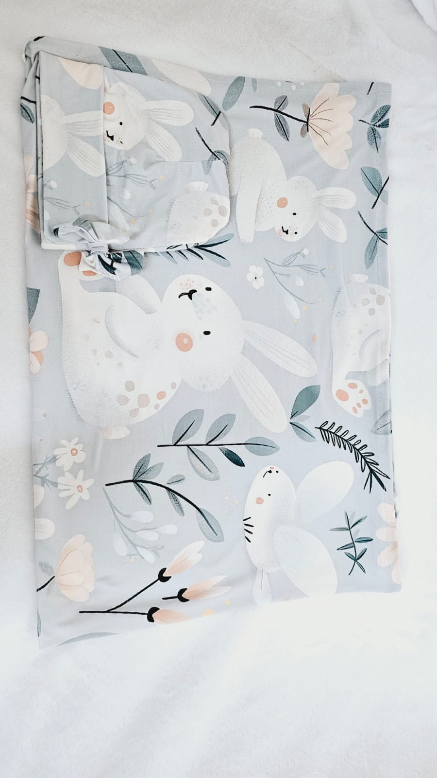 Blue Lily Bunny Swaddle image 3