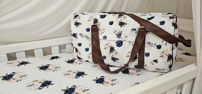 Blush and Navy Hospital Bag