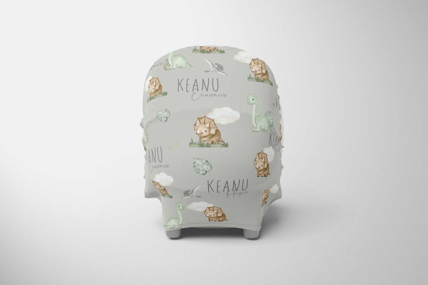 Dino Dash Car Chair Cover image 0