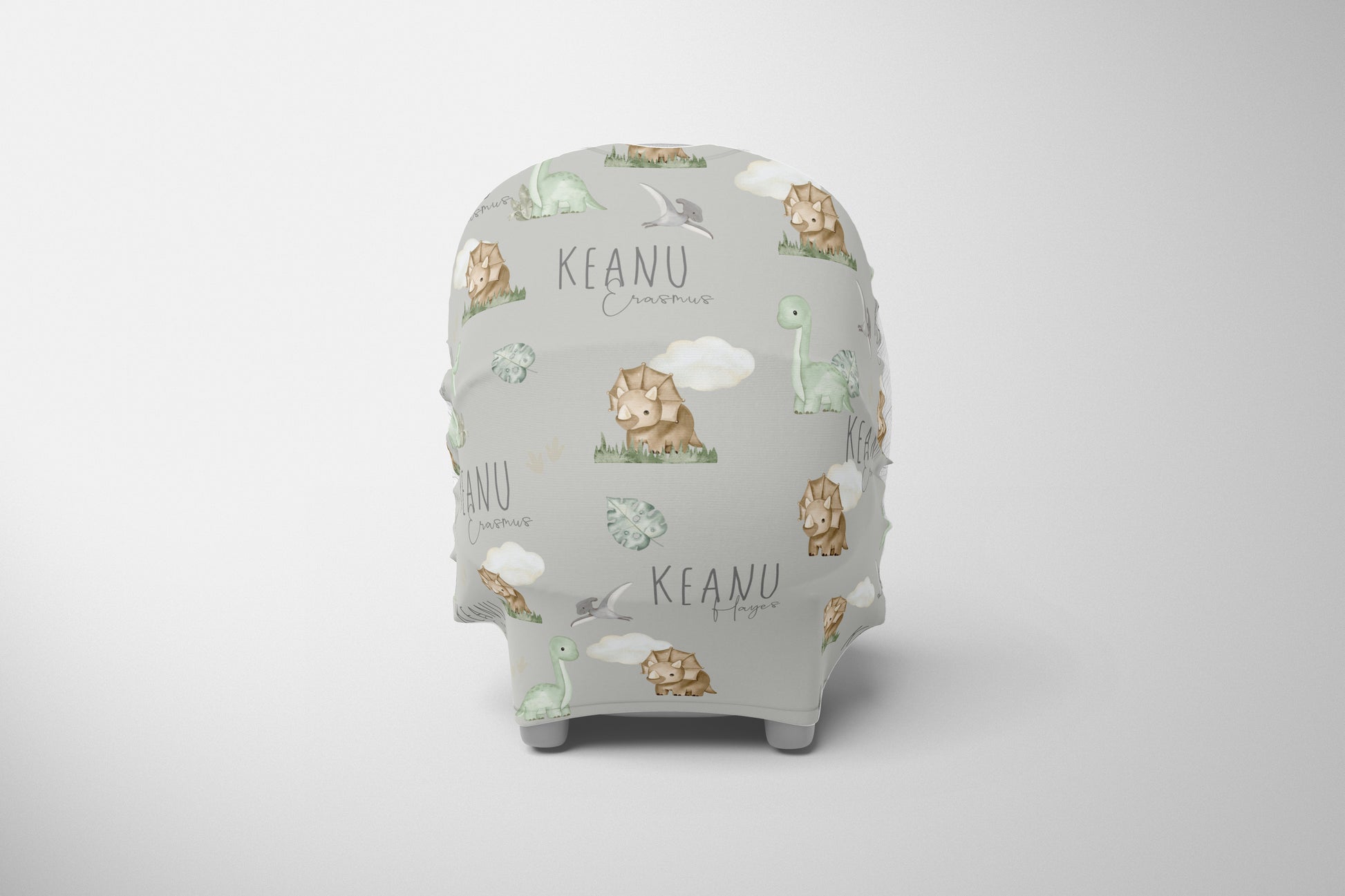 Dino Dash Car Chair Cover image 0