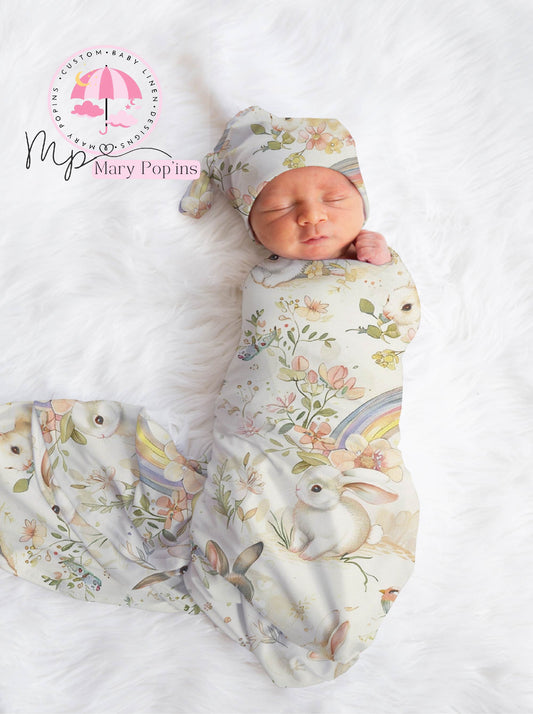 Rainbow Bunny Swaddle image 0
