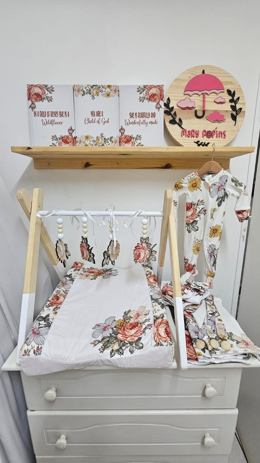 Vintage Boho Floral Playgym
